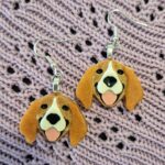 Beagle Earrings by Emily and Woo