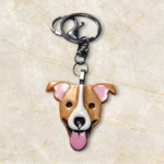 Mini Foxie Keyring in Tan by Emily and Woo