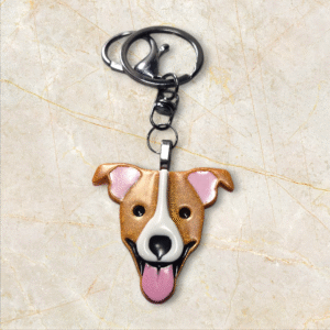 Mini Foxie Keyring in Tan by Emily and Woo