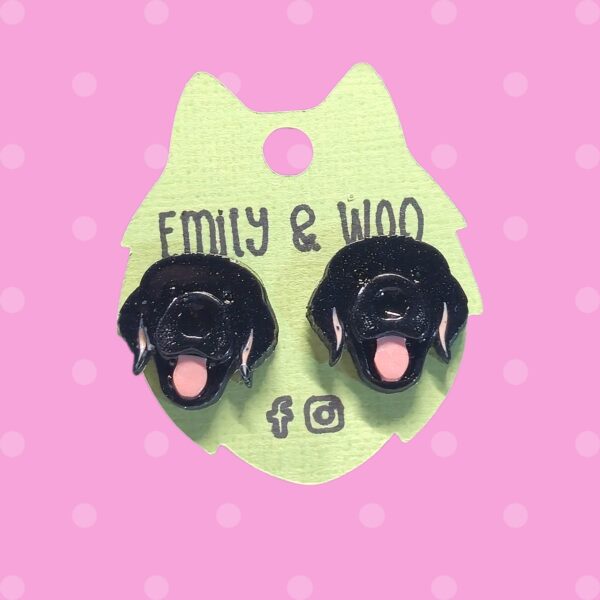 Labrador Stud Earrings